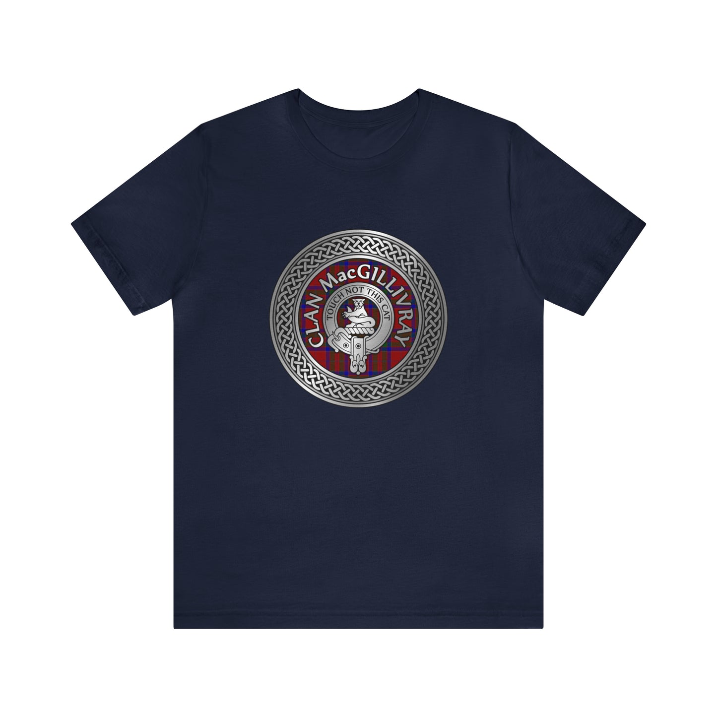 Clan MacGillivray Crest & Tartan Knot | Unisex T-Shirt