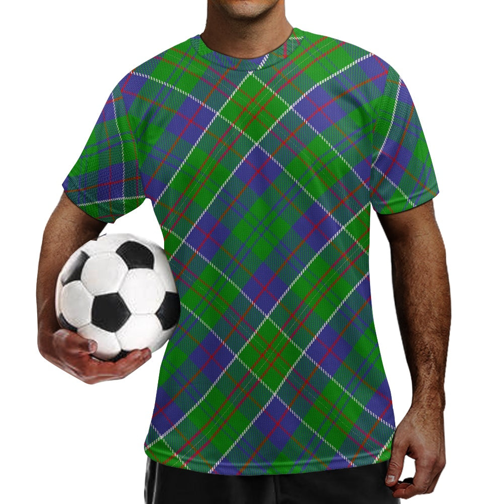 Clan Hunter Tartan Football Shirt