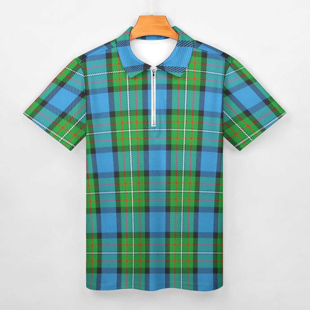 Clan Fergusson Tartan Short sleeve polo shirt