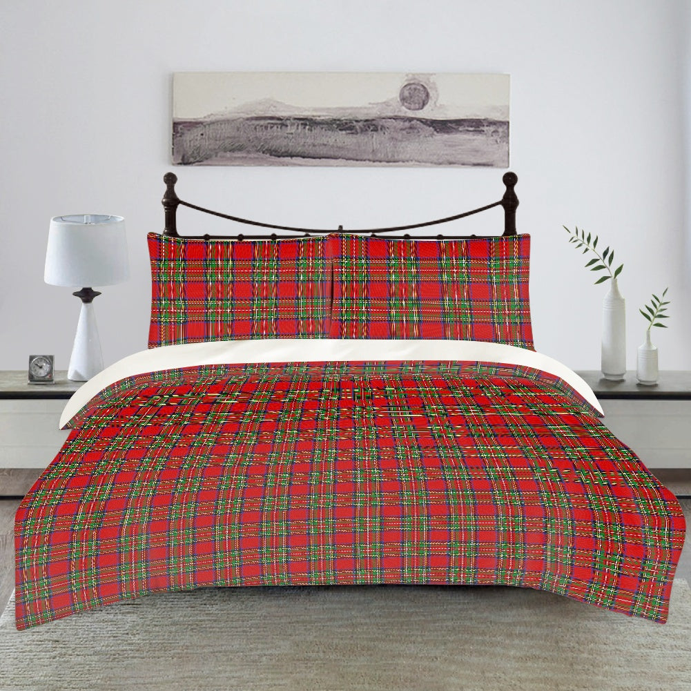 Clan Stewart Tartan Duvet Cover