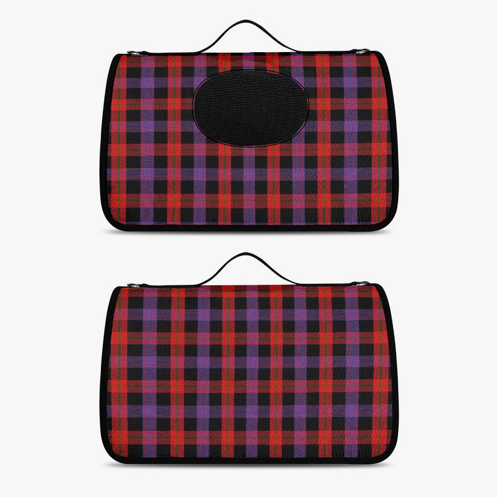 Clan Brown Tartan Pet Carrier Bag