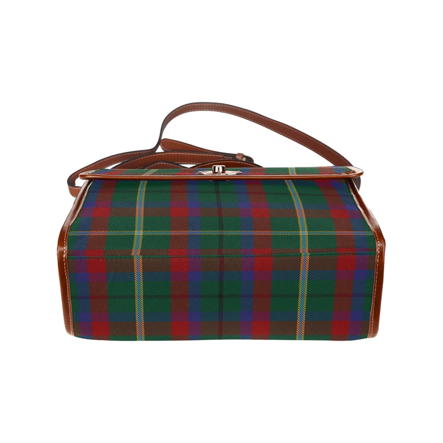 Irish County Mayo Tartan Canvas Handbag