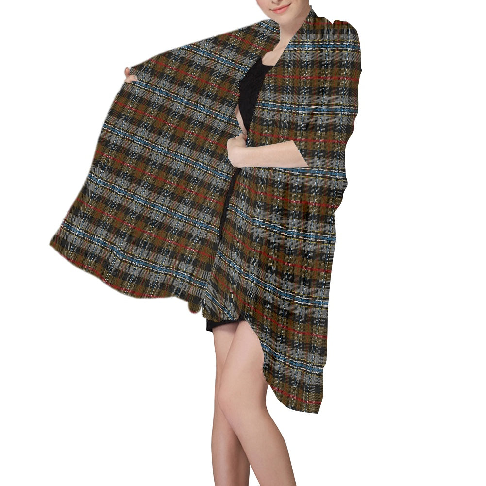 Clan Campbell Hunting Tartan Chiffon Scarf