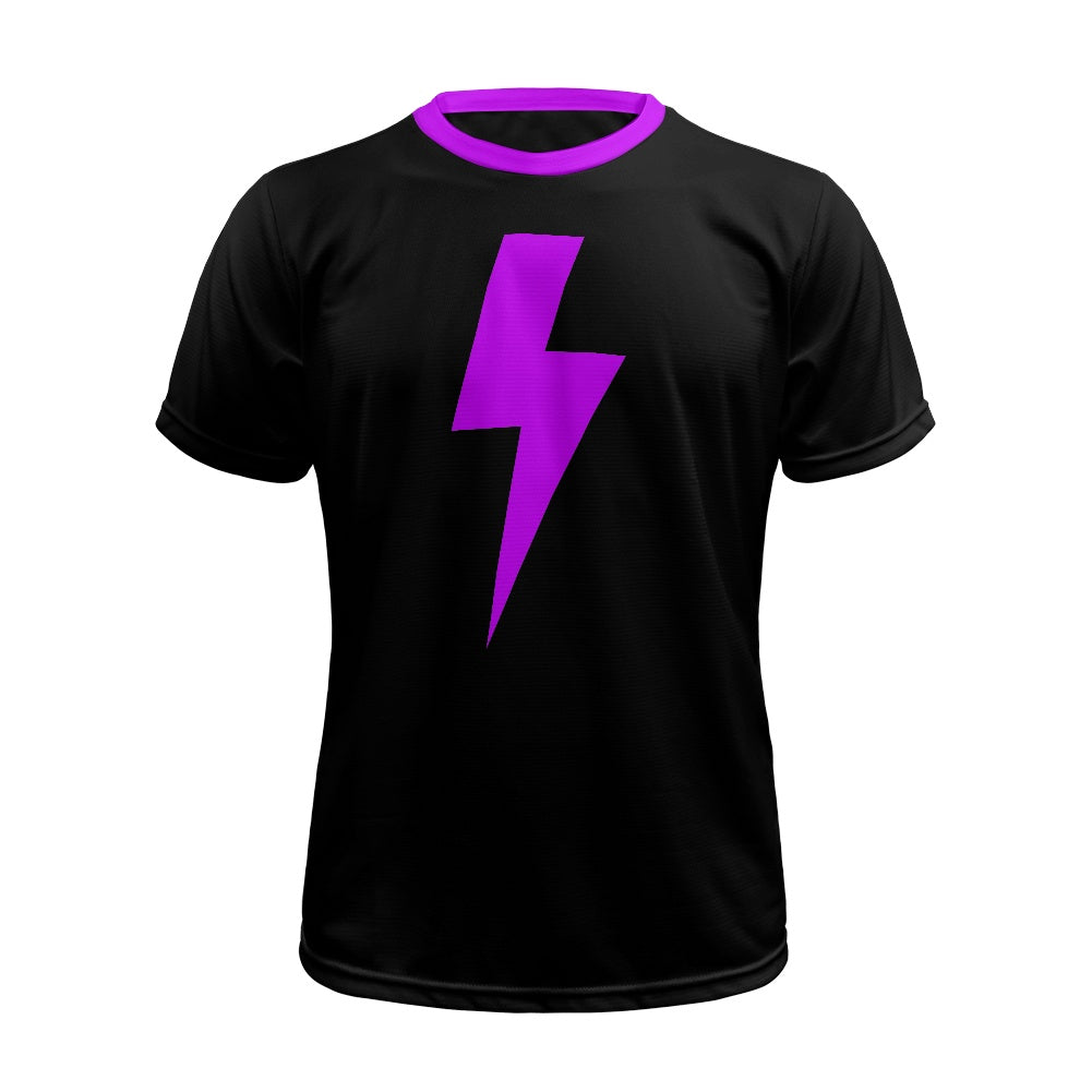 Lightning Bolt - Purple - Football Shirt