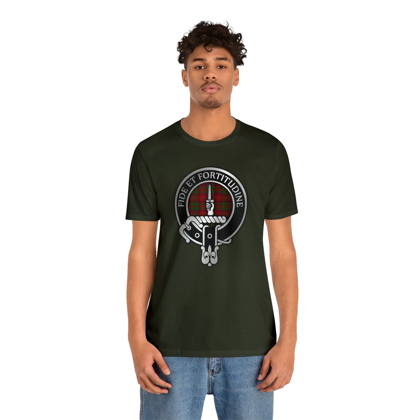 Clan Shaw Crest & Tartan | Unisex T-Shirt