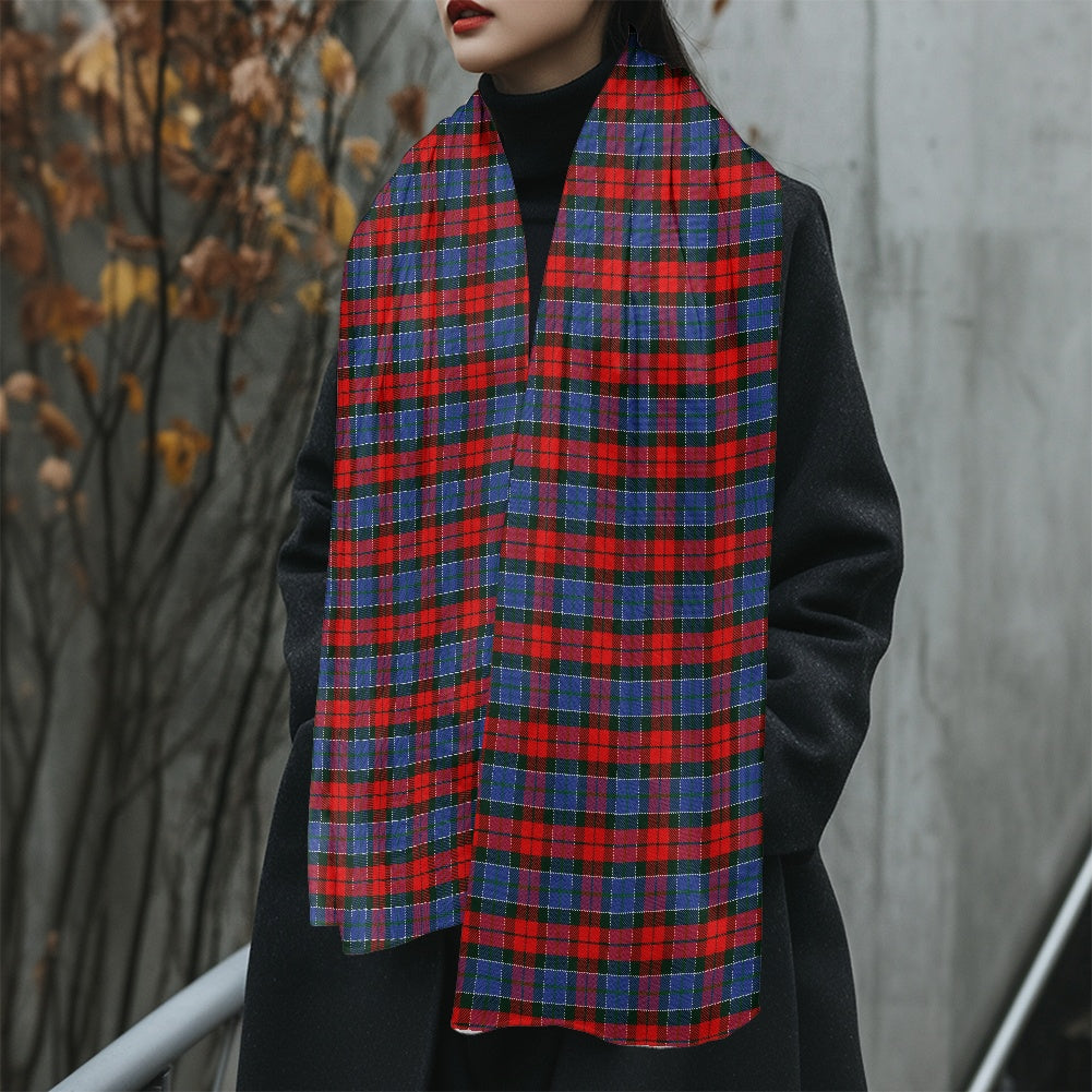 Clan Paterson Red Tartan Fluffy scarf