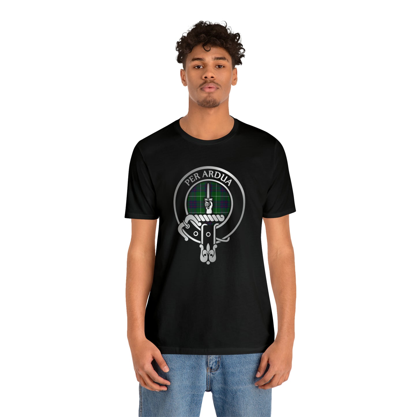 Clan MacIntyre Crest & Tartan | Unisex T-Shirt