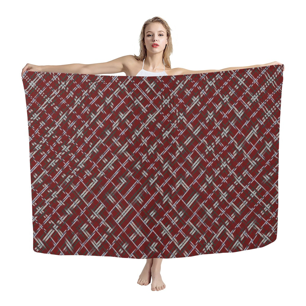 Breizh | Breton | Bretagne Bro-Zol Tartan Chiffon Scarf Bias