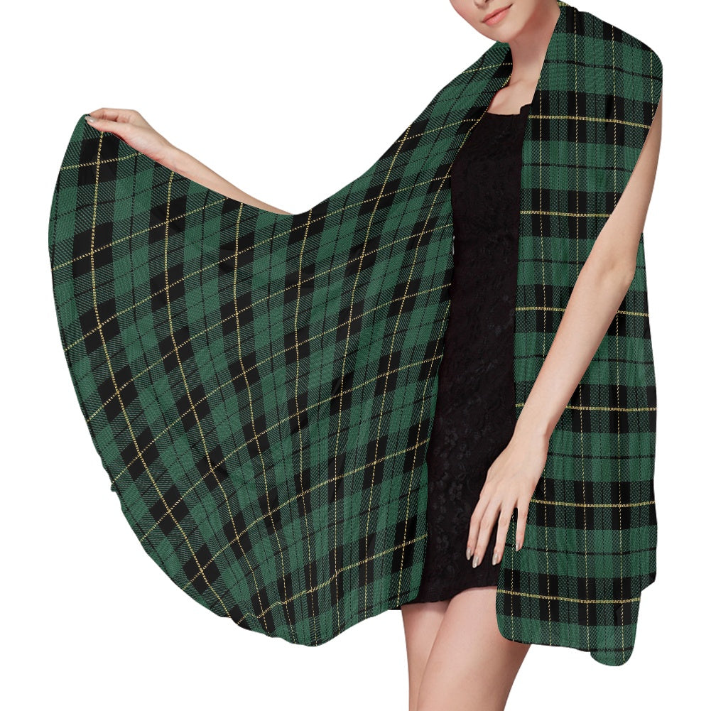 Clan Wallace Hunting Ancient Tartan Chiffon Scarf