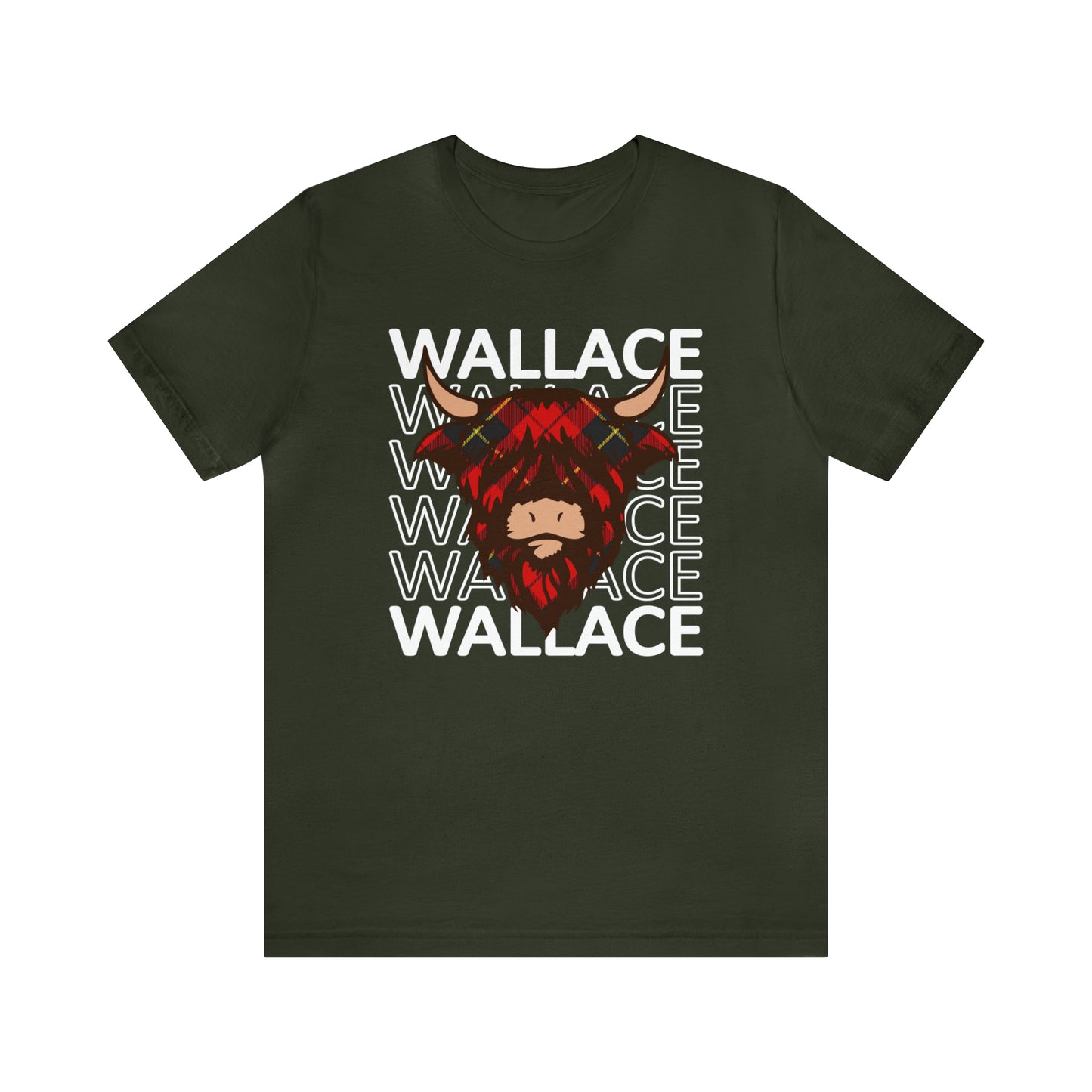 Clan Wallace | Hairy Coo | Unisex T-Shirt