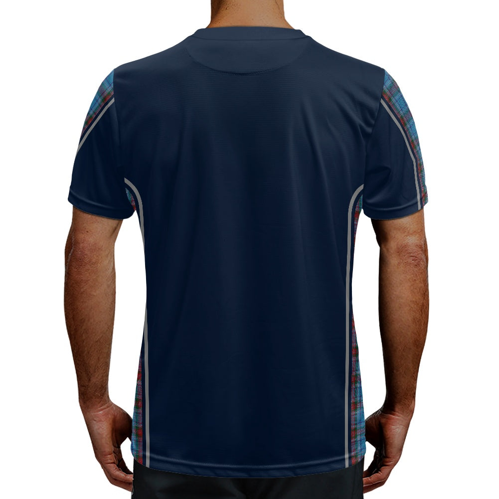 Irish County Louth Tartan Strip Football Shirt