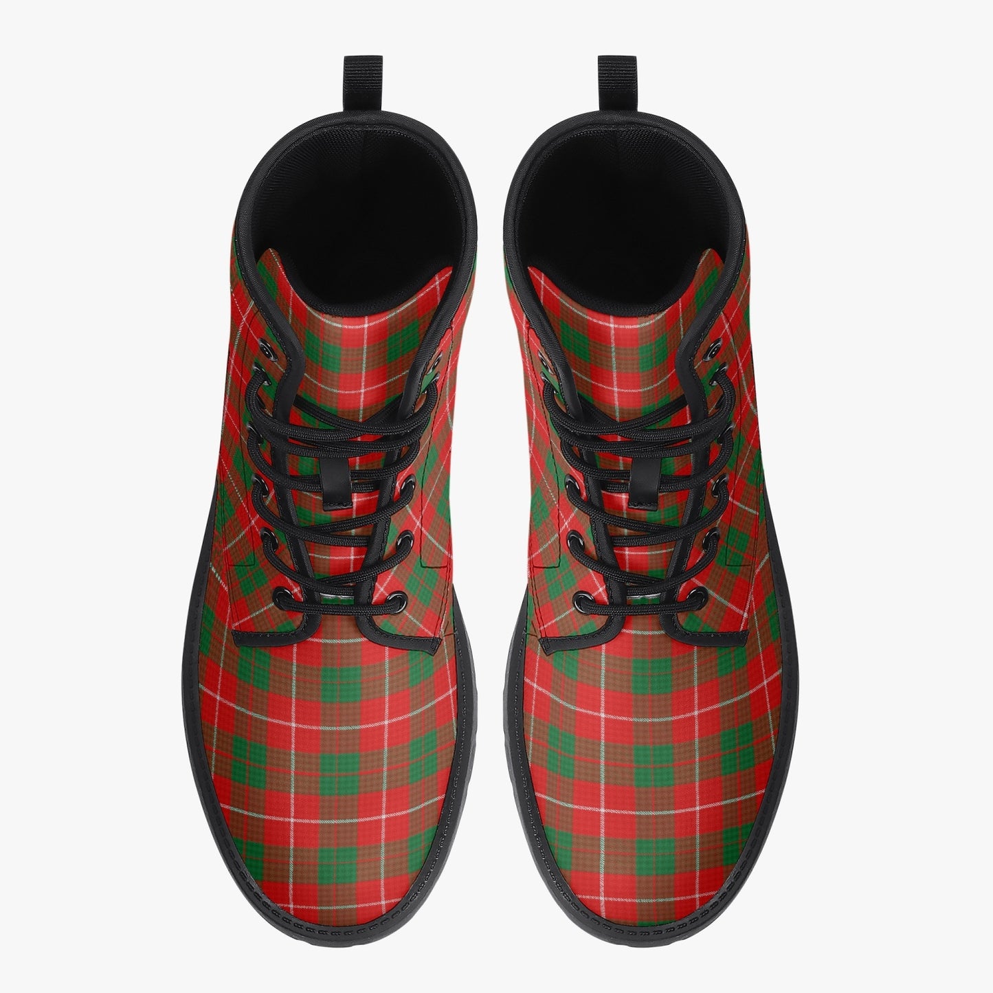 Clan MacKinnon Tartan Leather Boots