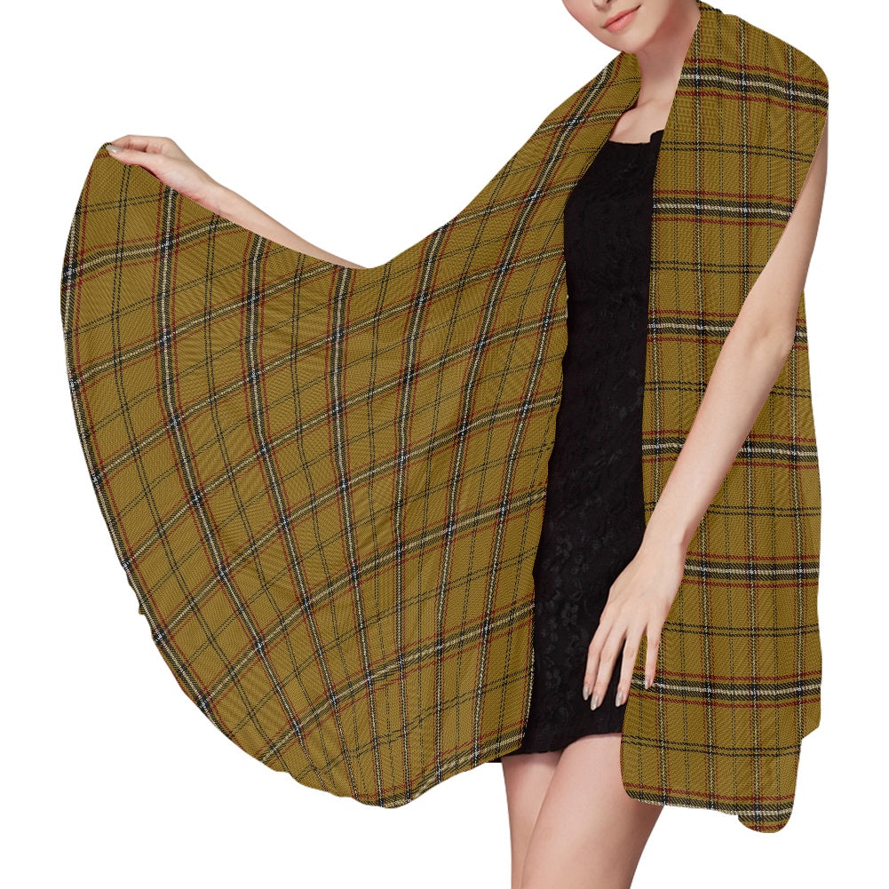 Breizh | Breton | Bretagne Bro-Dreger Tartan Chiffon Scarf