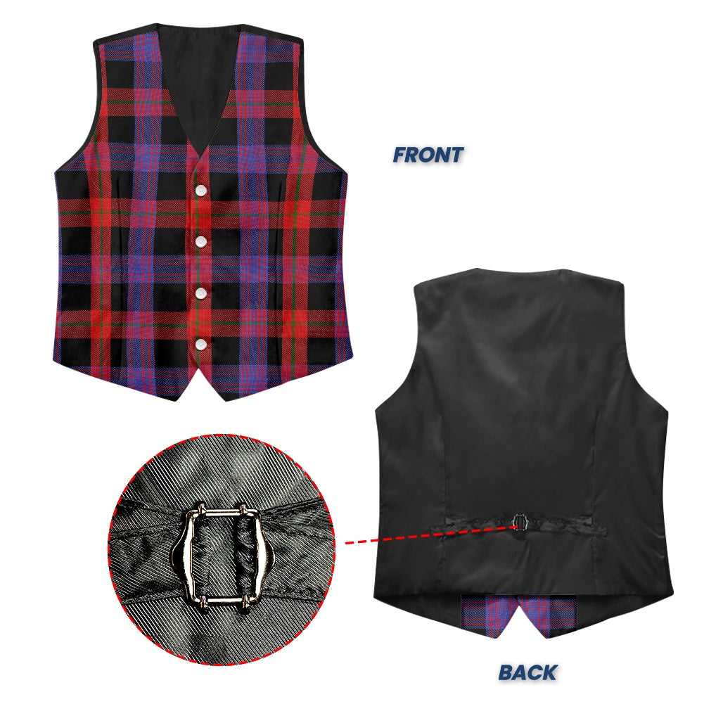 Clan Brown Tartan Suit vest jacket