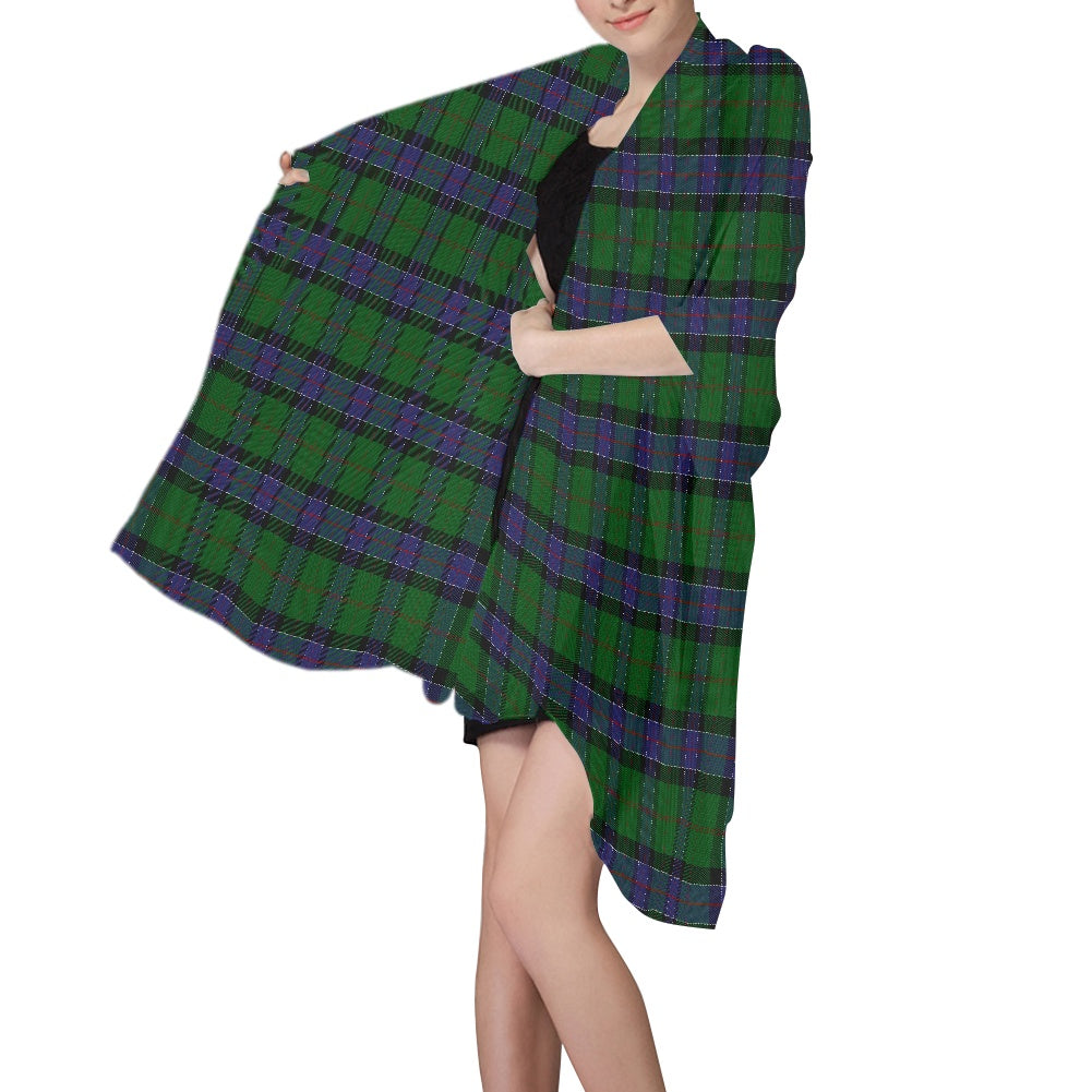 Clan Sinclair Hunting Tartan Chiffon Scarf