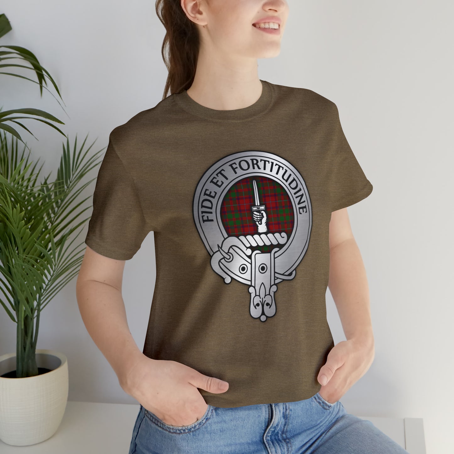 Clan Shaw Crest & Tartan | Unisex T-Shirt