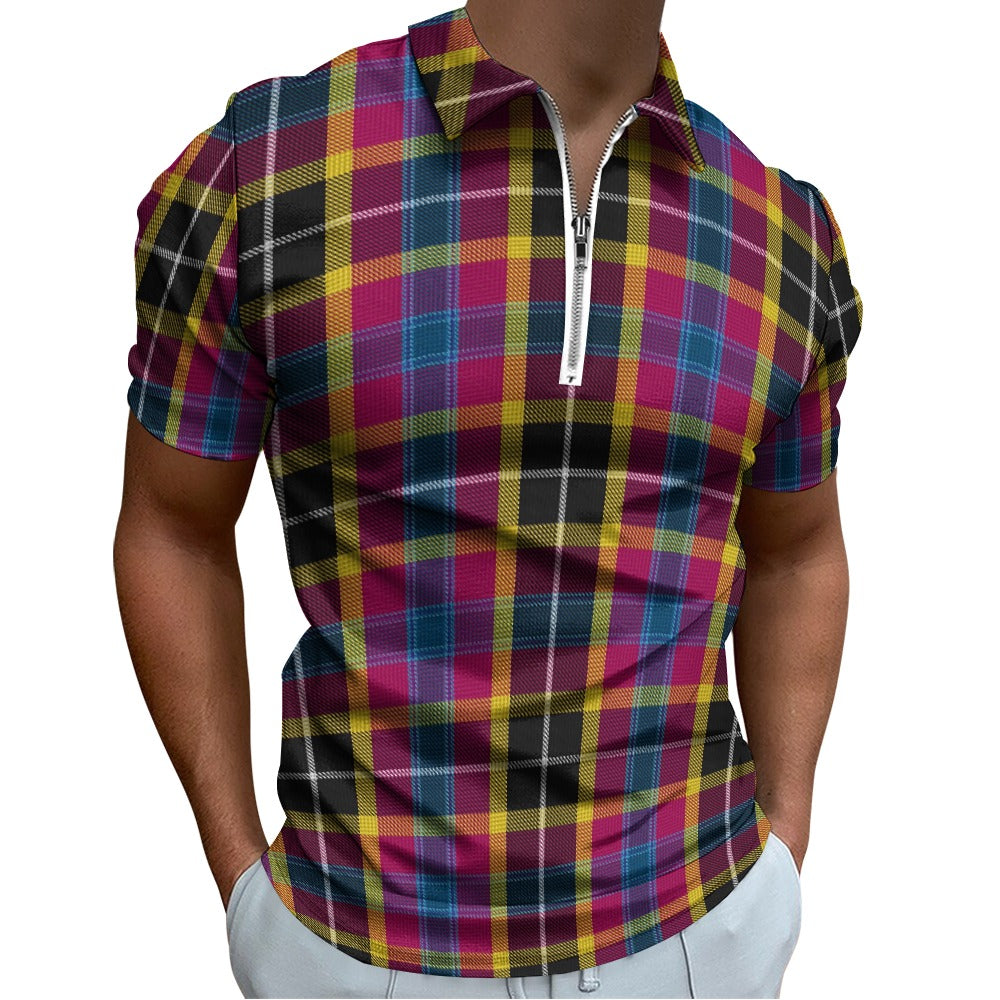 US State - Maryland Tartan Short sleeve polo shirt