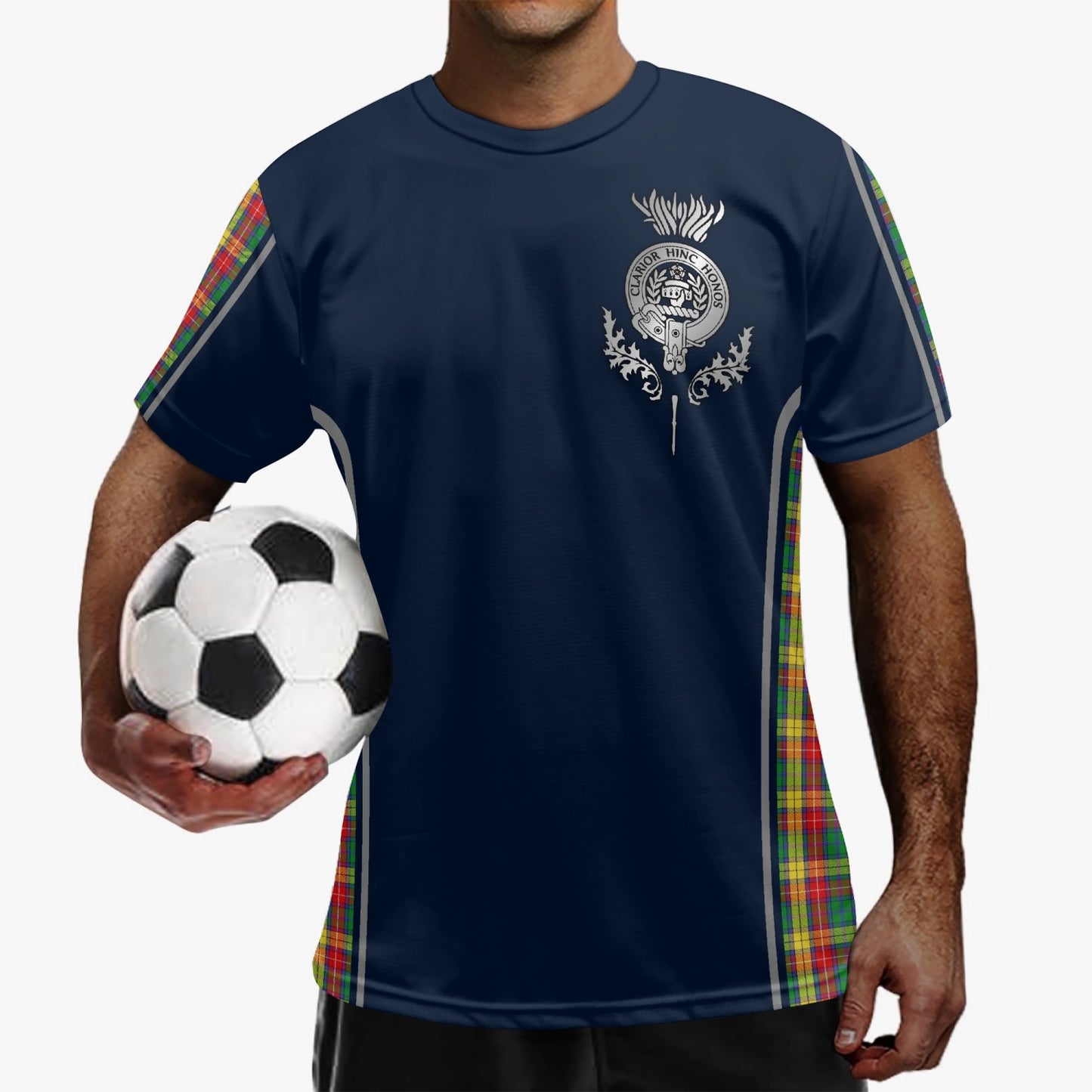 Clan Buchanan Crest & Tartan Soccer Jersey