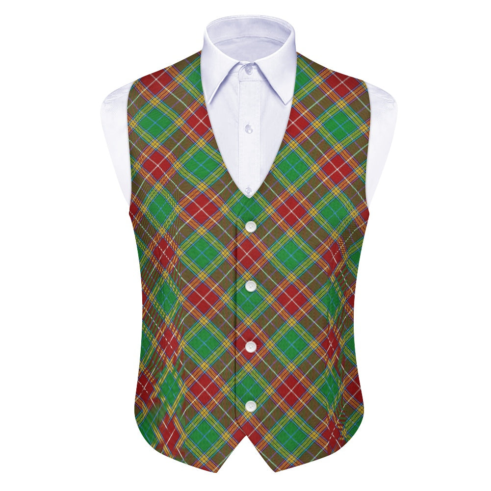 Clan Baxter Tartan Suit vest jacket