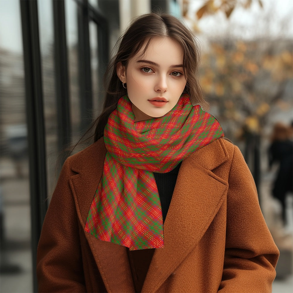 Clan Burns Tartan Fluffy scarf