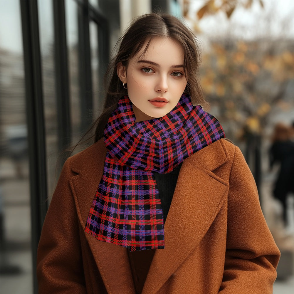 Clan Brown Tartan Fluffy scarf