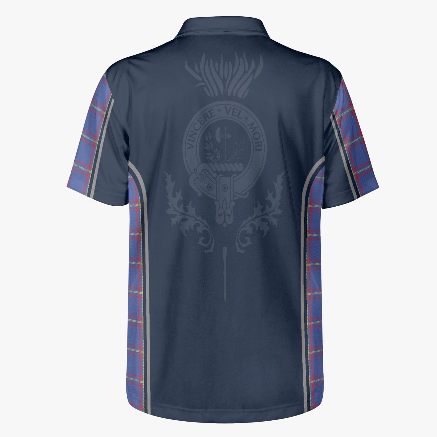 Clan MacLaine Crest & Tartan Polo Shirt