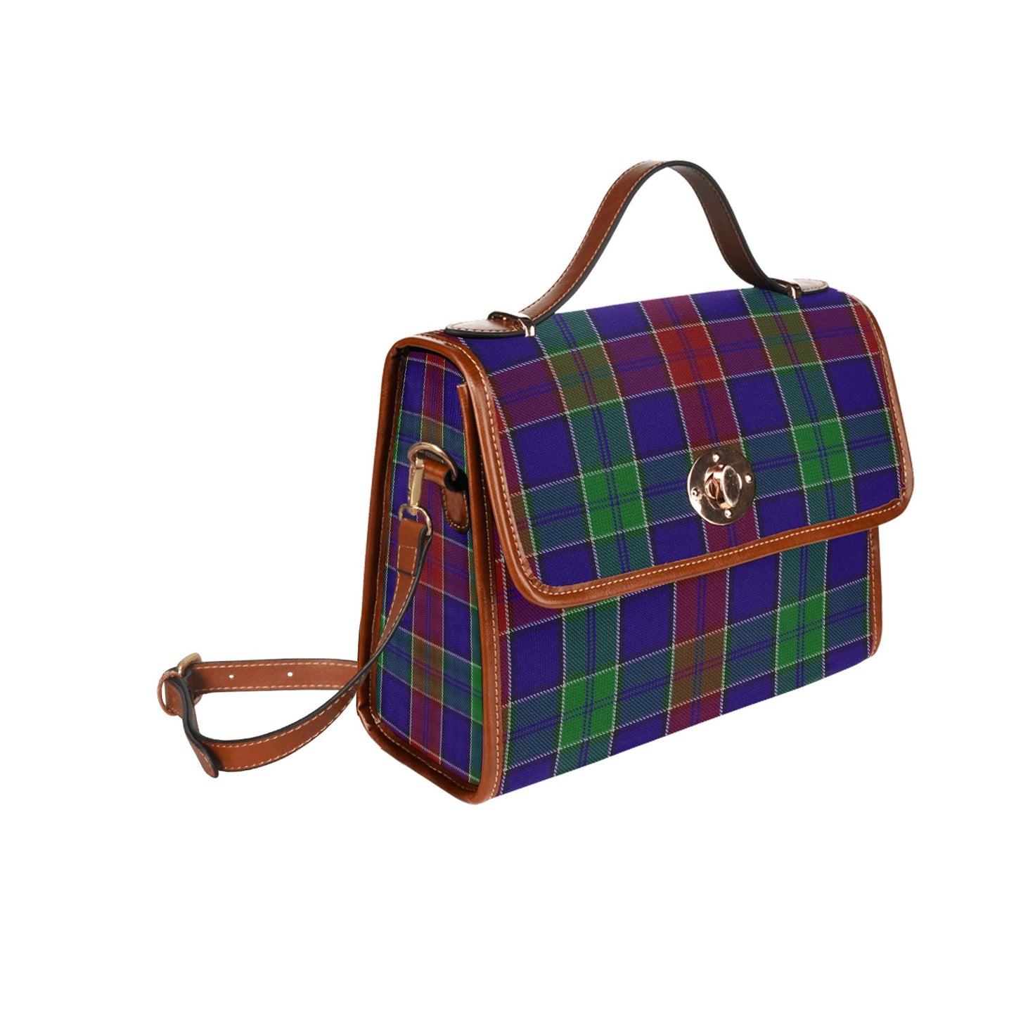 Clan MacMichael Tartan Waterproof Canvas Handbag