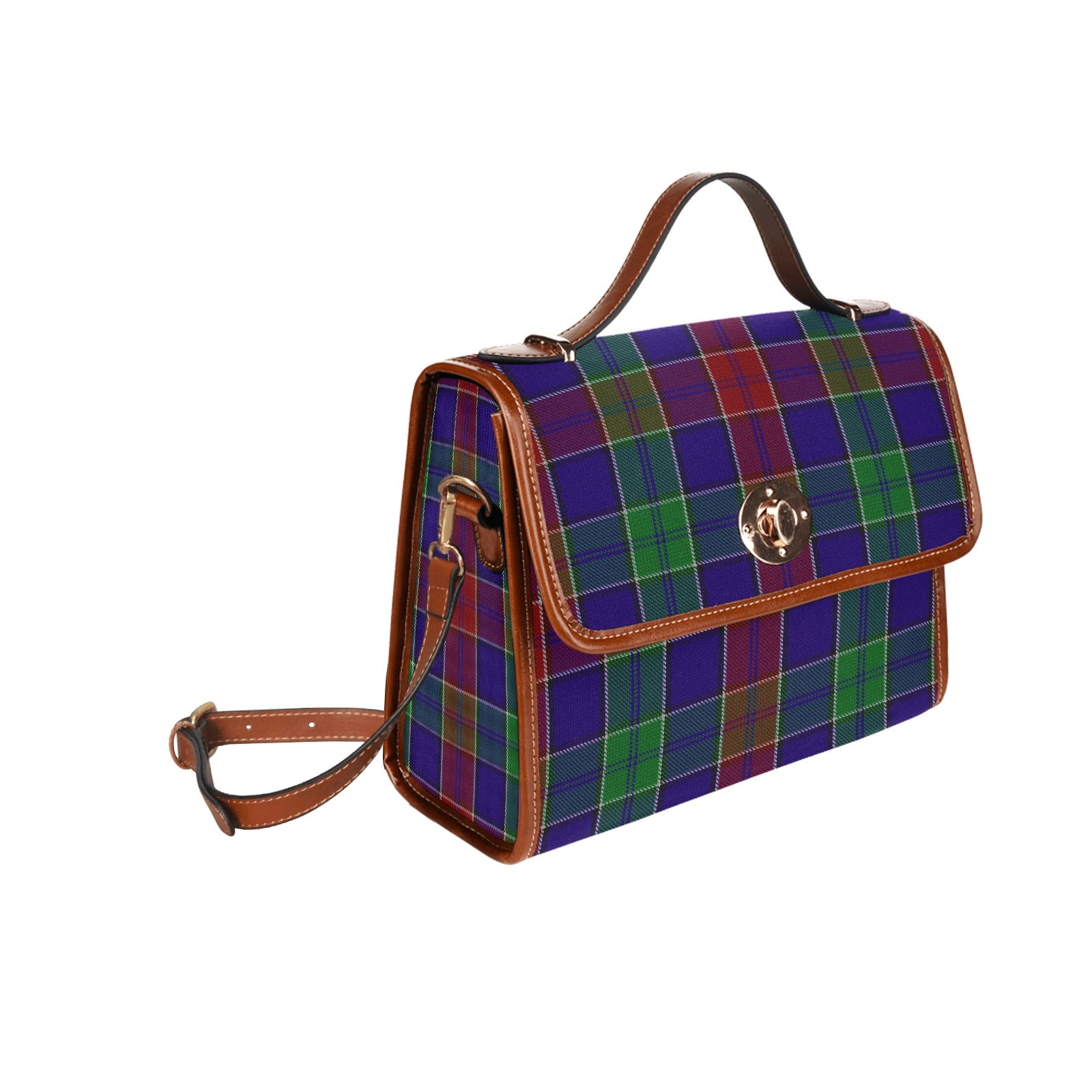 Clan MacMichael Tartan Waterproof Canvas Handbag