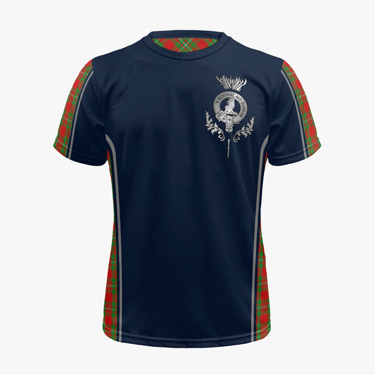 Clan MacGregor Crest & Tartan Soccer Jersey