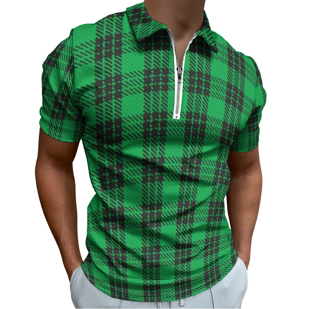 Clan Graham Tartan Short sleeve polo shirt