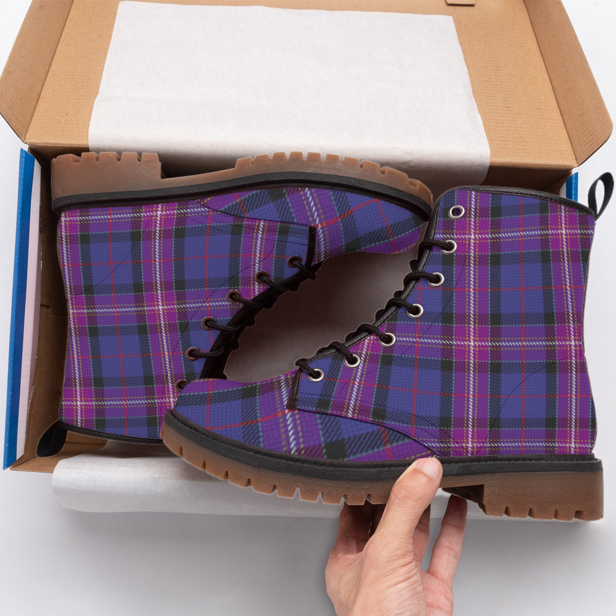 All-Over Print Men's Martin Short Boots