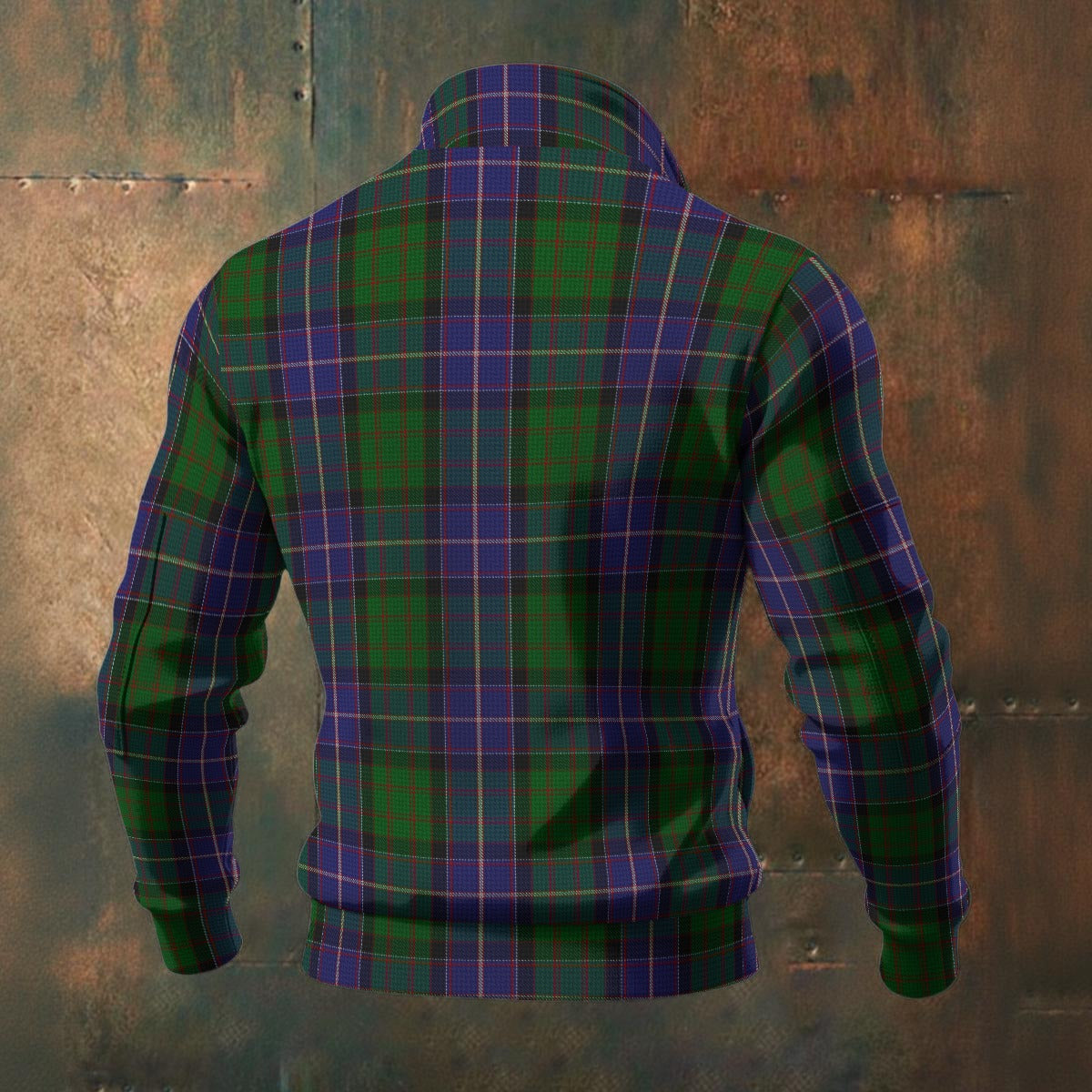 Canada - Ontario Tartan | Men's Thick Knit Fleece Jacket