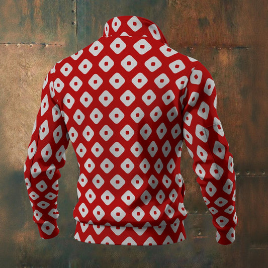 Japanese - Wagara - Kanoko - Men's Thick Knit Fleece Jacket