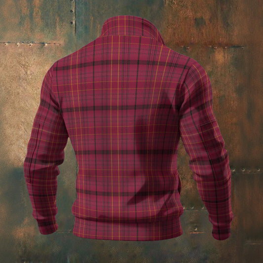 Welsh - Williams Tartan | Men's Thick Knit Fleece Jacket