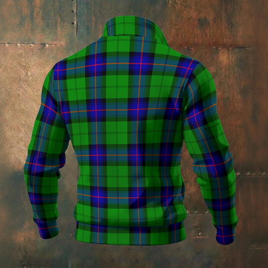 Clan Armstrong Tartan | Men's Thick Knit Fleece Jacket