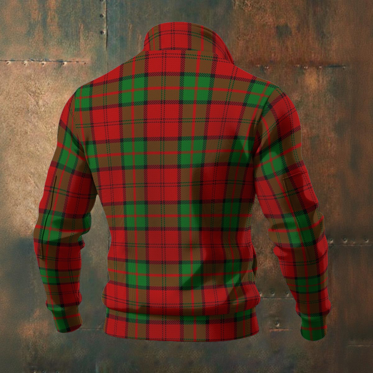 Clan Dunbar Tartan | Men's Thick Knit Fleece Jacket