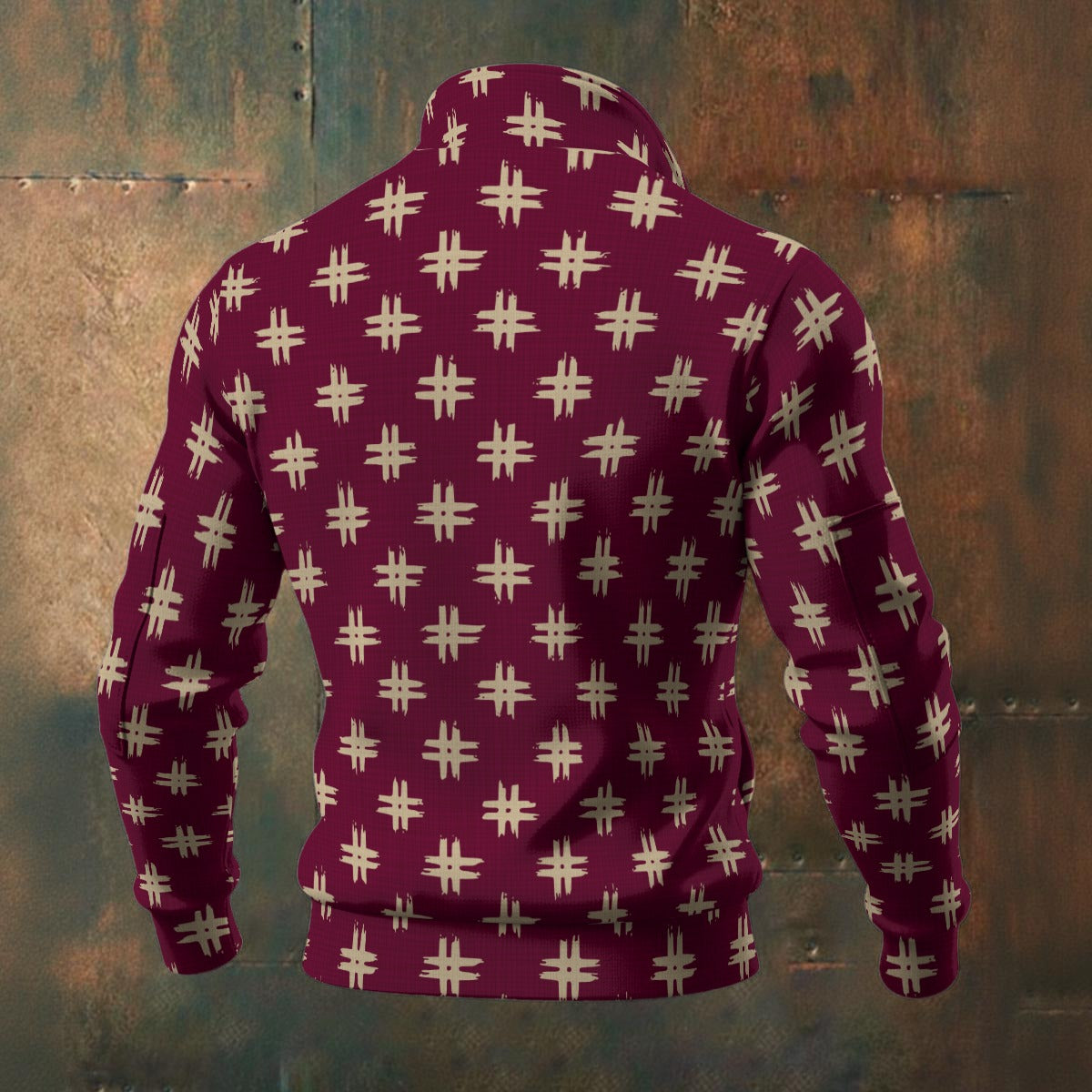 Japanese - Wagara - Igeta - Men's Thick Knit Fleece Jacket