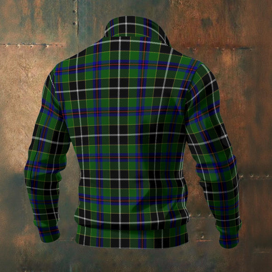 Cornish - Cornish Hunting Tartan | Men's Thick Knit Fleece Jacket