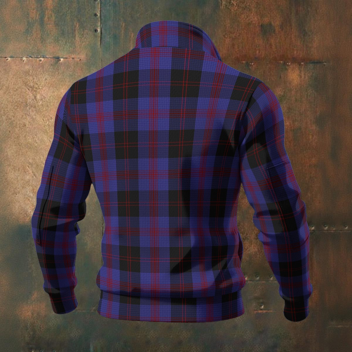 District - Angus Tartan | Men's Thick Knit Fleece Jacket