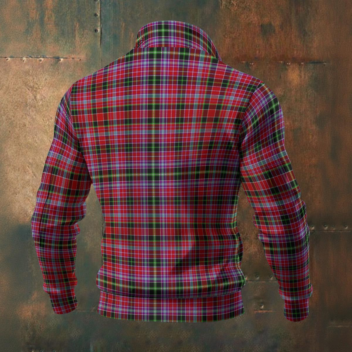 District - Aberdeen Tartan | Men's Thick Knit Fleece Jacket