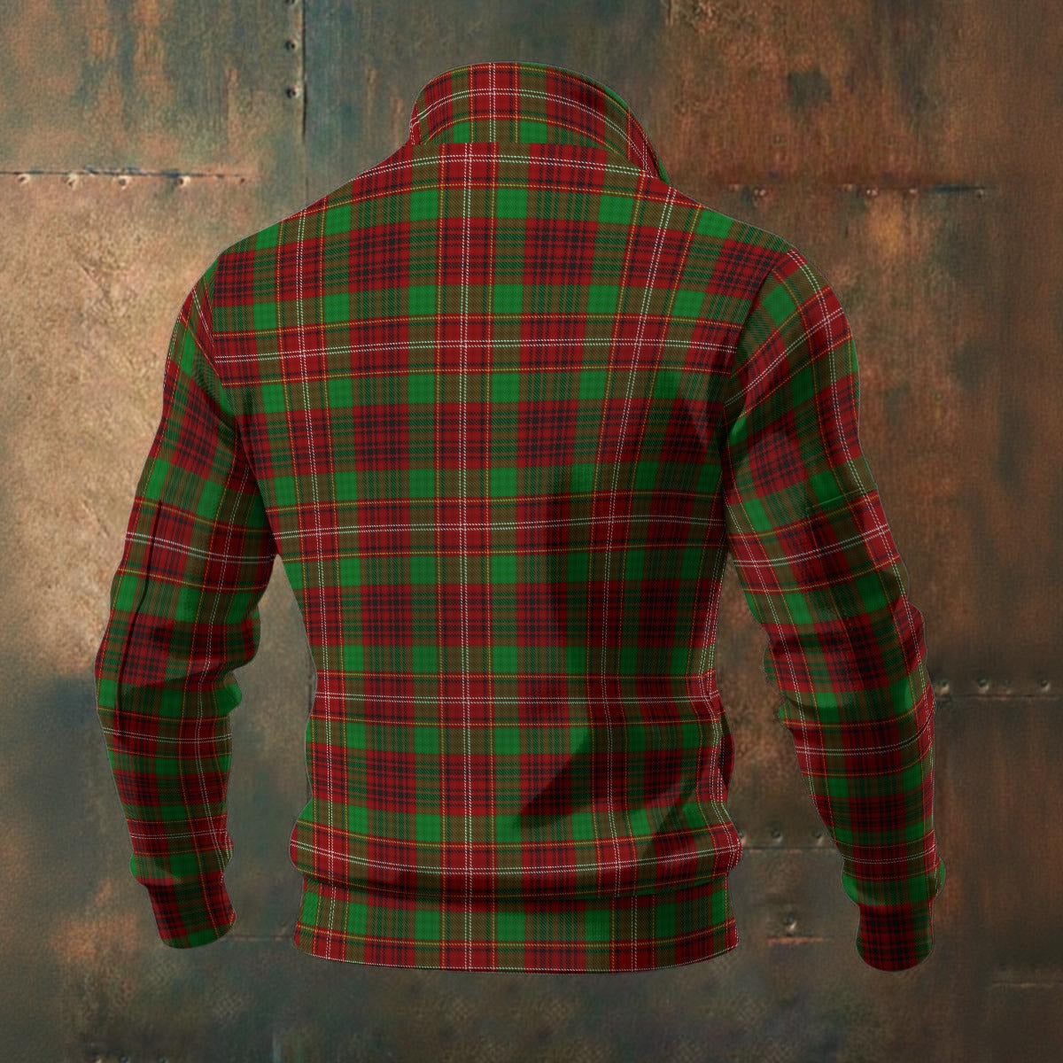 Clan Ainslie Tartan | Men's Thick Knit Fleece Jacket