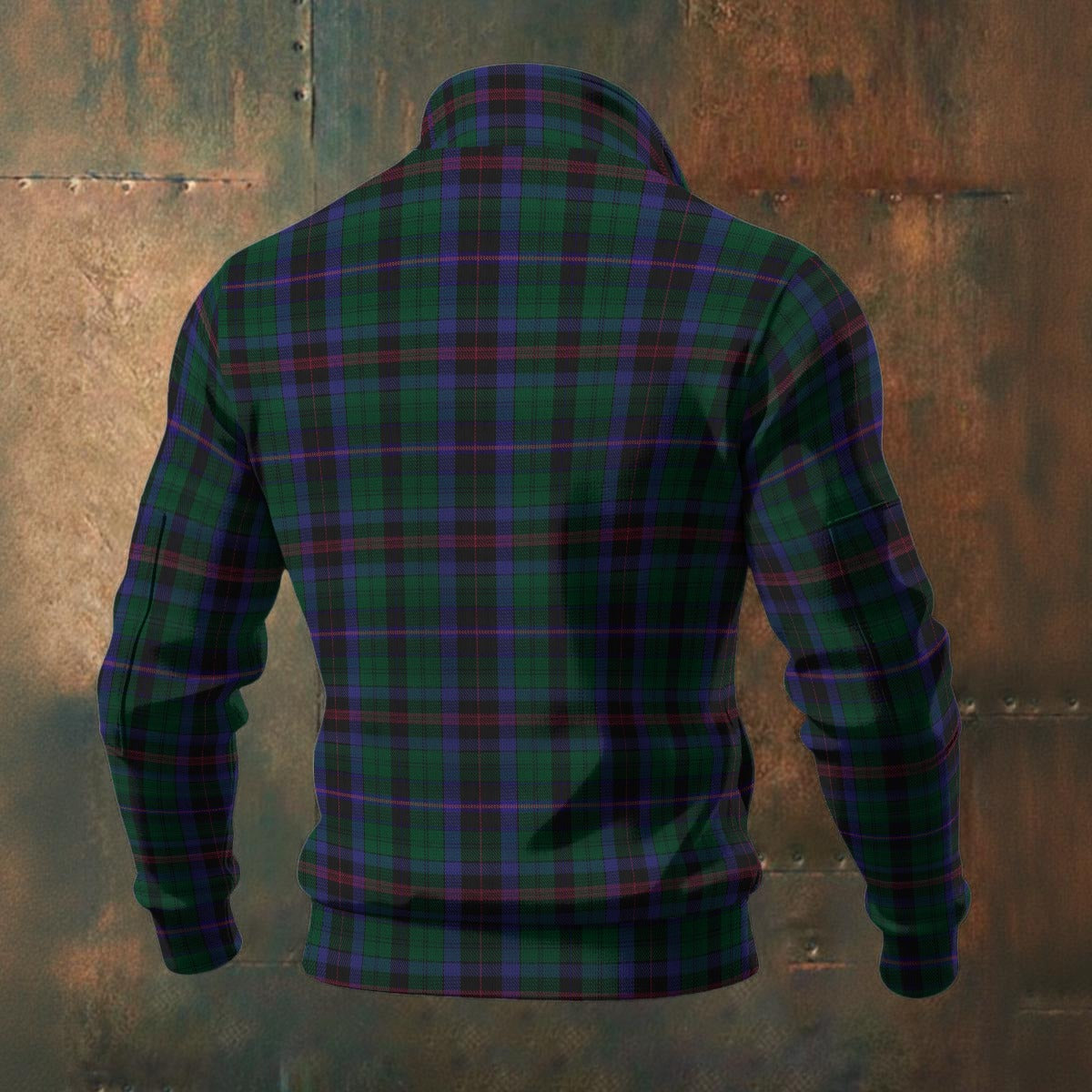 Welsh - Phillips Tartan | Men's Thick Knit Fleece Jacket