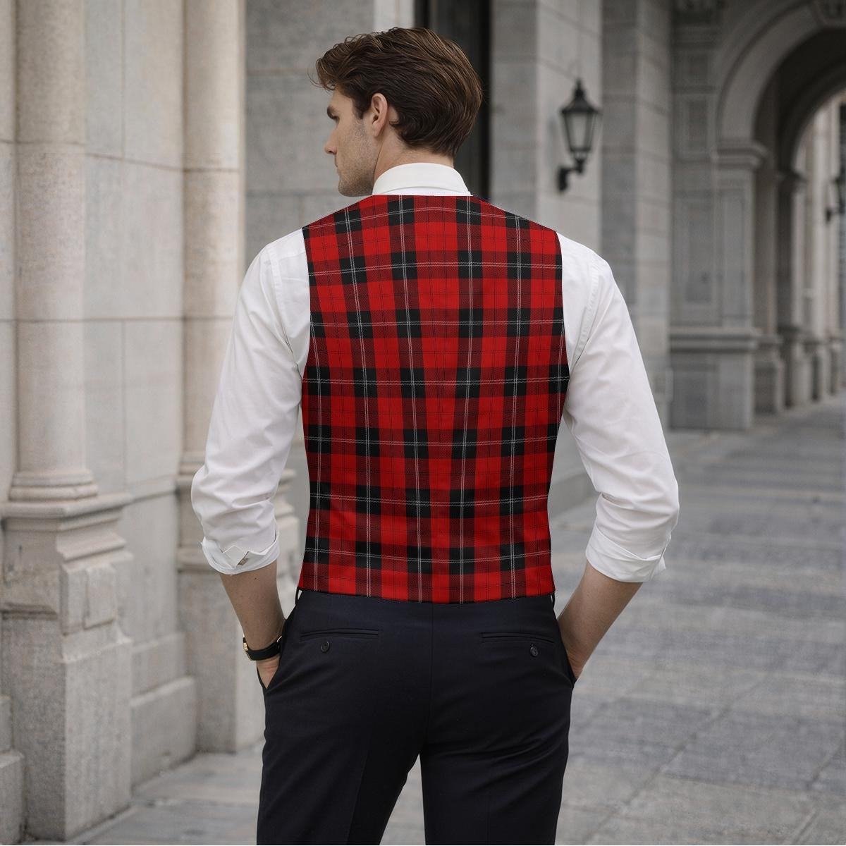 Clan Ramsay Tartan | Men's Classic Formal Vest