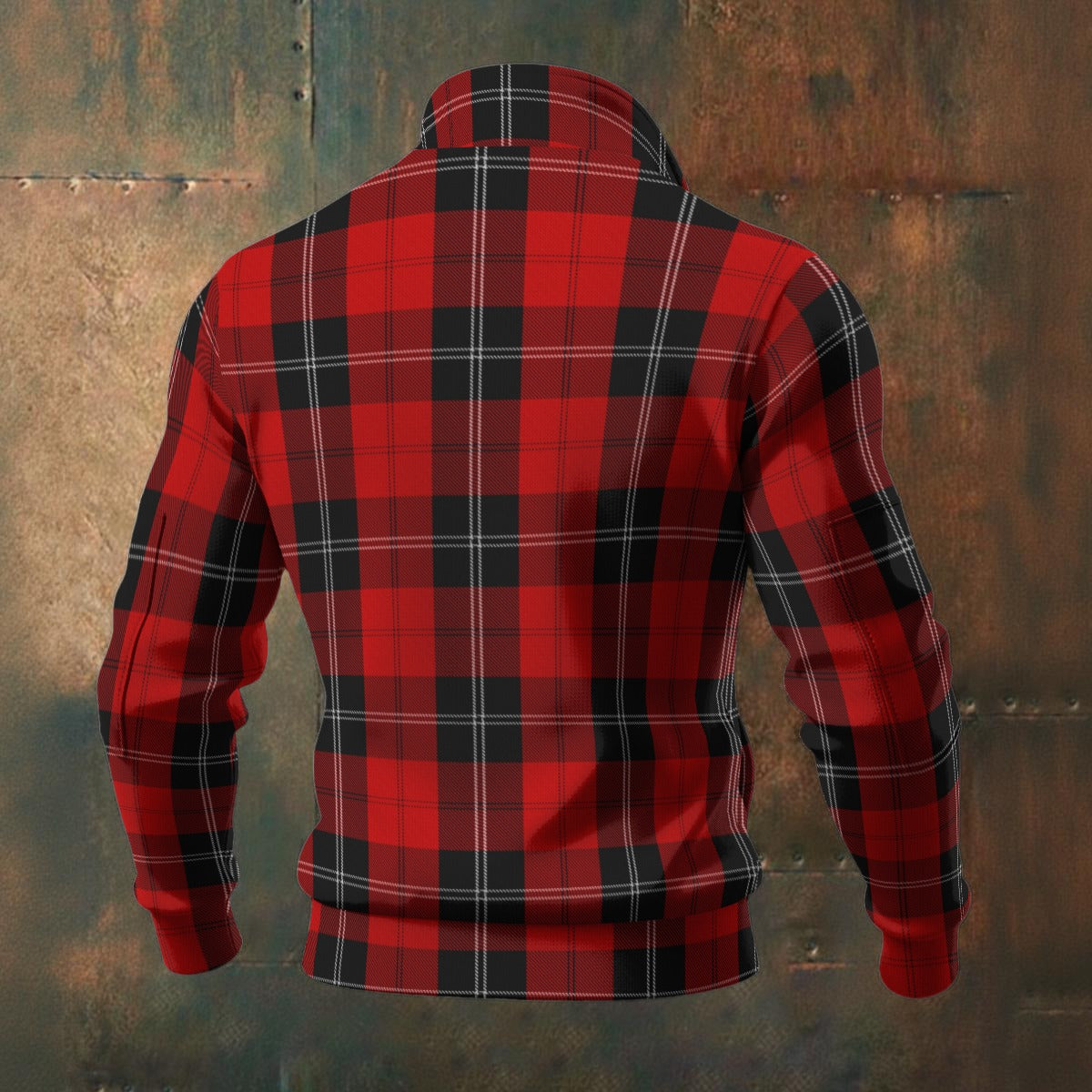 Clan Ramsay Tartan | Men's Thick Knit Fleece Jacket