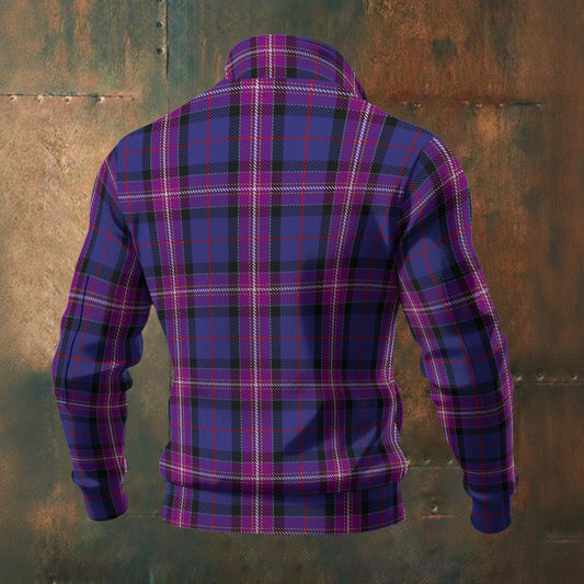 Freemasons Universal Tartan | Men's Thick Knit Fleece Jacket