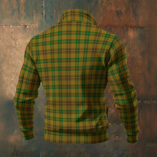 Irish - Connaught Tartan | Men's Thick Knit Fleece Jacket