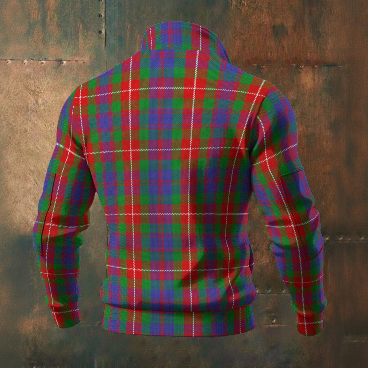 Clan Fraser of Lovat Tartan | Men's Thick Knit Fleece Jacket