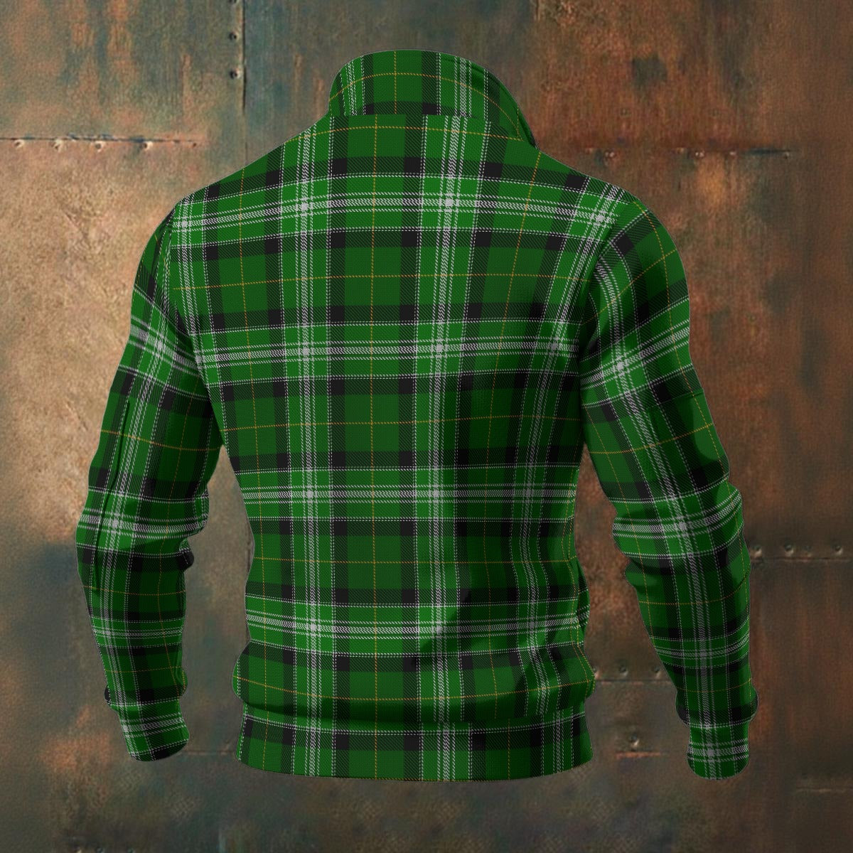 New World Irish Tartan | Men's Thick Knit Fleece Jacket