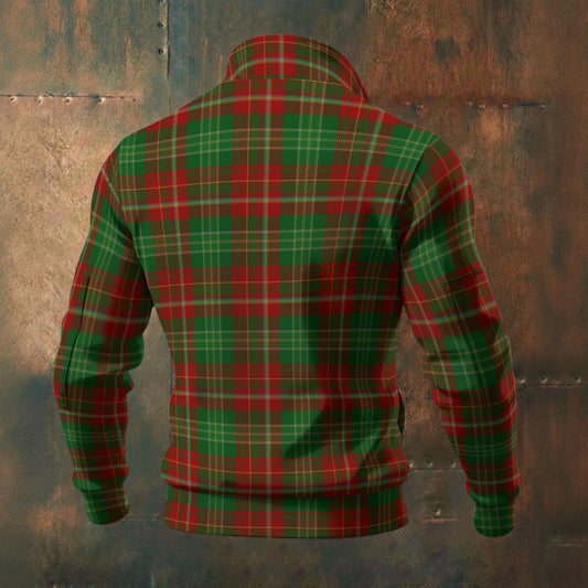 Canada - New Brunswick Tartan | Men's Thick Knit Fleece Jacket