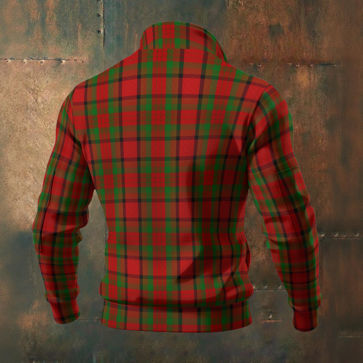 Irish - County Tipperary Tartan | Men's Thick Knit Fleece Jacket